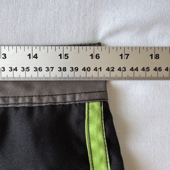 Monk Dot Five Men's Medium Board Shorts Swim Trunks Black Beach Surfer Pool - Picture 9 of 14